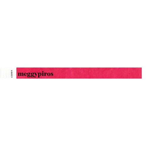 Karszalag, 3/4", tyvek, meggypiros