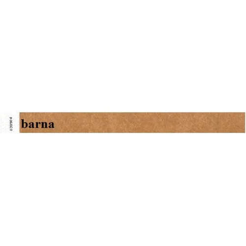 Karszalag, 3/4", tyvek, barna