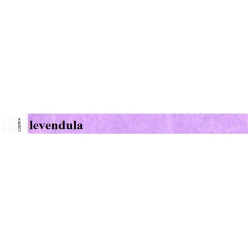 Karszalag, 3/4", tyvek, levendula