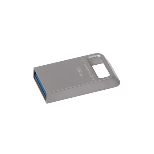 Pendrive, 16GB, USB 3.1, 100/15MB/s, KINGSTON "Data Traveler Micro", ezüst