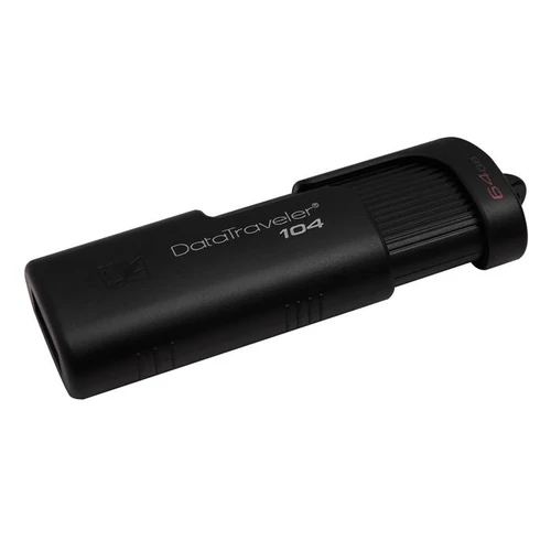 Pendrive, 32GB, USB 2.0, KINGSTON "Data Traveler 104", fekete