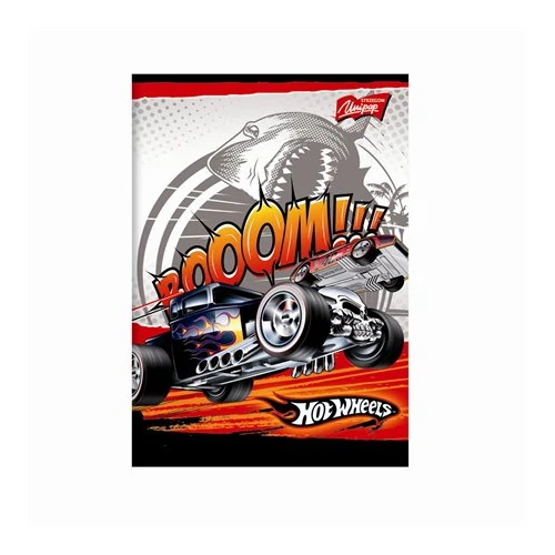Füzet, tűzött, A5, vonalas, 32 lap, 3. osztály, UNIPAP "Hot Wheels"