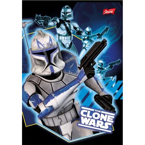 Füzet, tűzött, A5, vonalas, 32 lap, 2. osztály, UNIPAP "Clone Wars"
