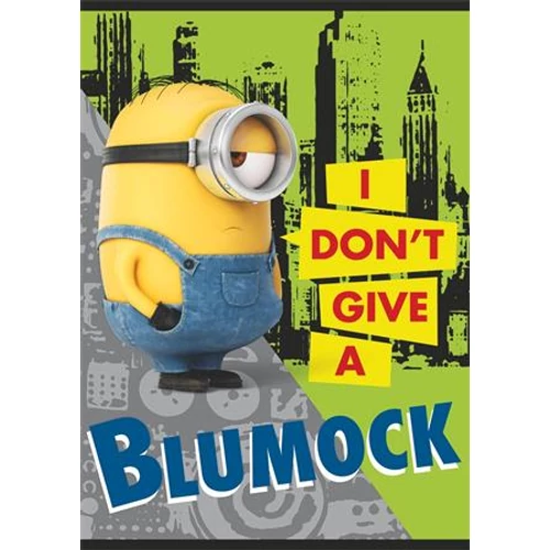 Füzet, tűzött, vonalas, A5, 32 lap, UNIPAP "Minions 2"