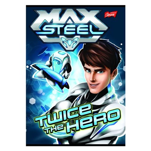 Füzet, tűzött, A5, vonalas, 32 lap, 3. osztály, UNIPAP "Max Steel" *