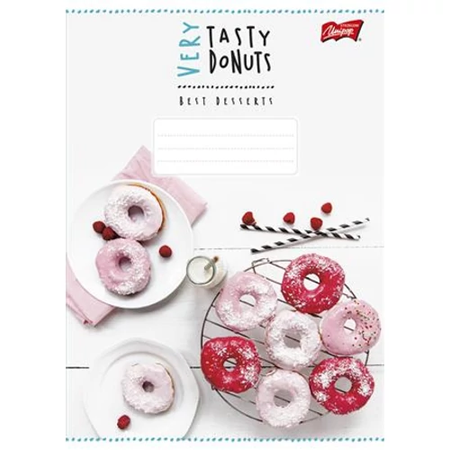 Spirálfüzet, A4, kockás, 96 lap, UNIPAP "Very Tasty"