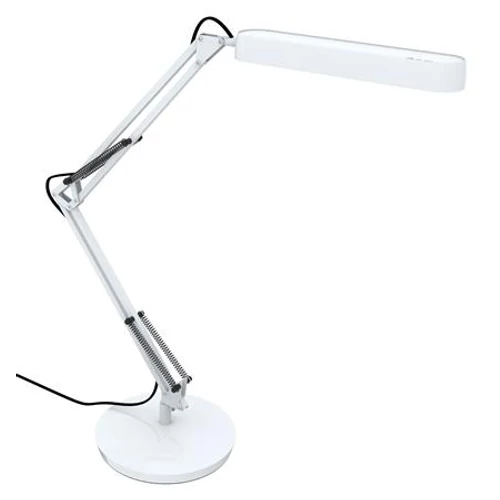 Asztali lámpa, kompakt fénycső, 11 W, ALBA "Fluoscope", fehér