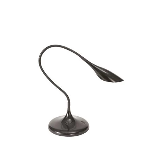 Asztali lámpa, LED, 3 W, ALBA "Ledarum", fekete