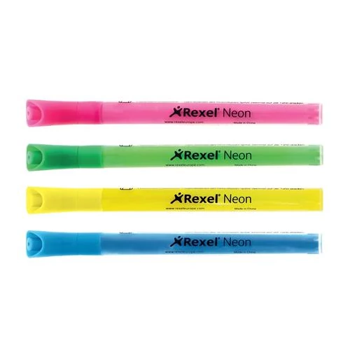 Táblamarker, 1-3 mm, REXEL, 4 különböző neon szín